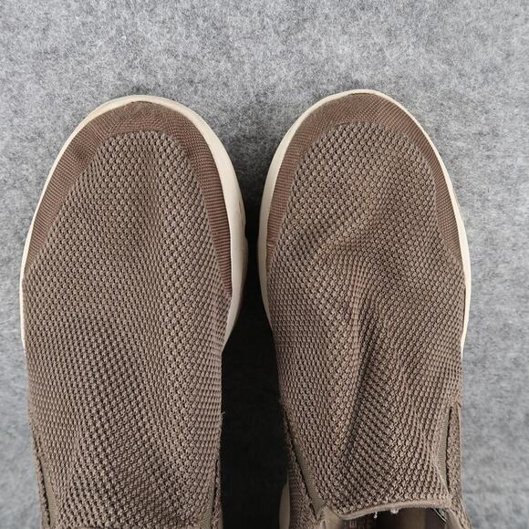 Skechers Shoes Mens 13 Sneakers Slip On Casual Comfort Go Walk Brown Trainers - Picture 7 of 12